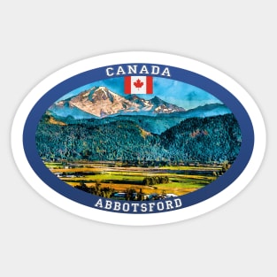 Abbotsford Canada Travel Sticker